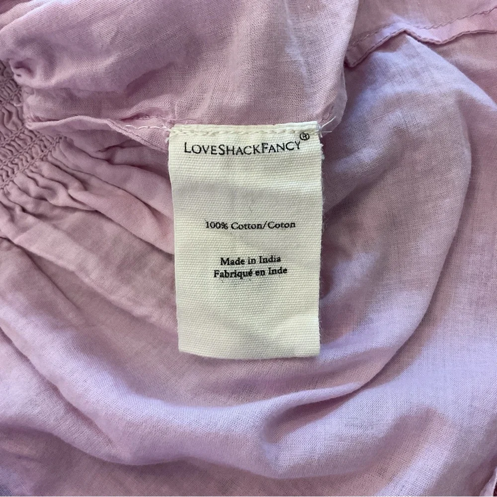 LoveShackFancy Jax‎ Mini Dress in Lavender Fields - Picture 8 of 12